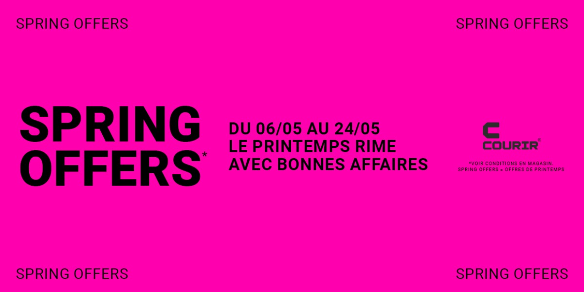  SPRING OFFERS chez Courir