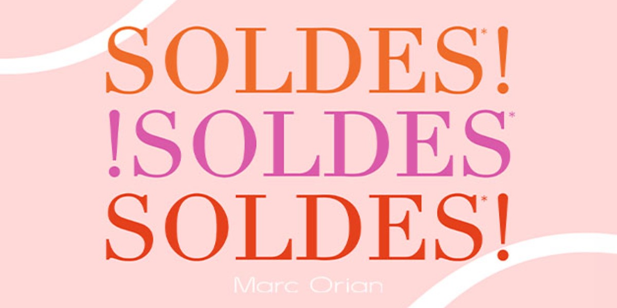 Soldes chez Marc Orian 